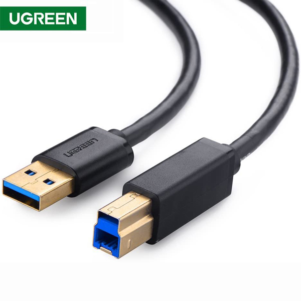 UGREEN US210 (10372) USB-B to USB-A Print Cable, 2m, Black