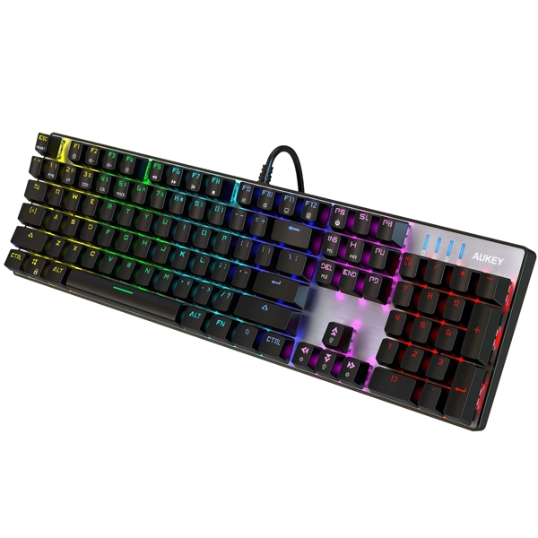 კლავიატურა Aukey KM-G3 RGB Mechanical Keyboard Black (LLTS68338)