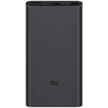 პორტატული დამტენი XIAOMI MI 18W 10 000 mAh Fast Charge Power Bank 3 Black