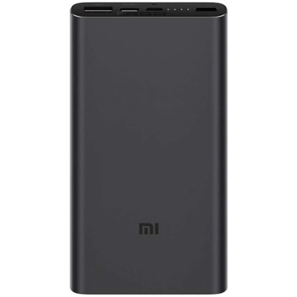 პორტატული დამტენი XIAOMI MI 18W 10 000 mAh Fast Charge Power Bank 3 Black