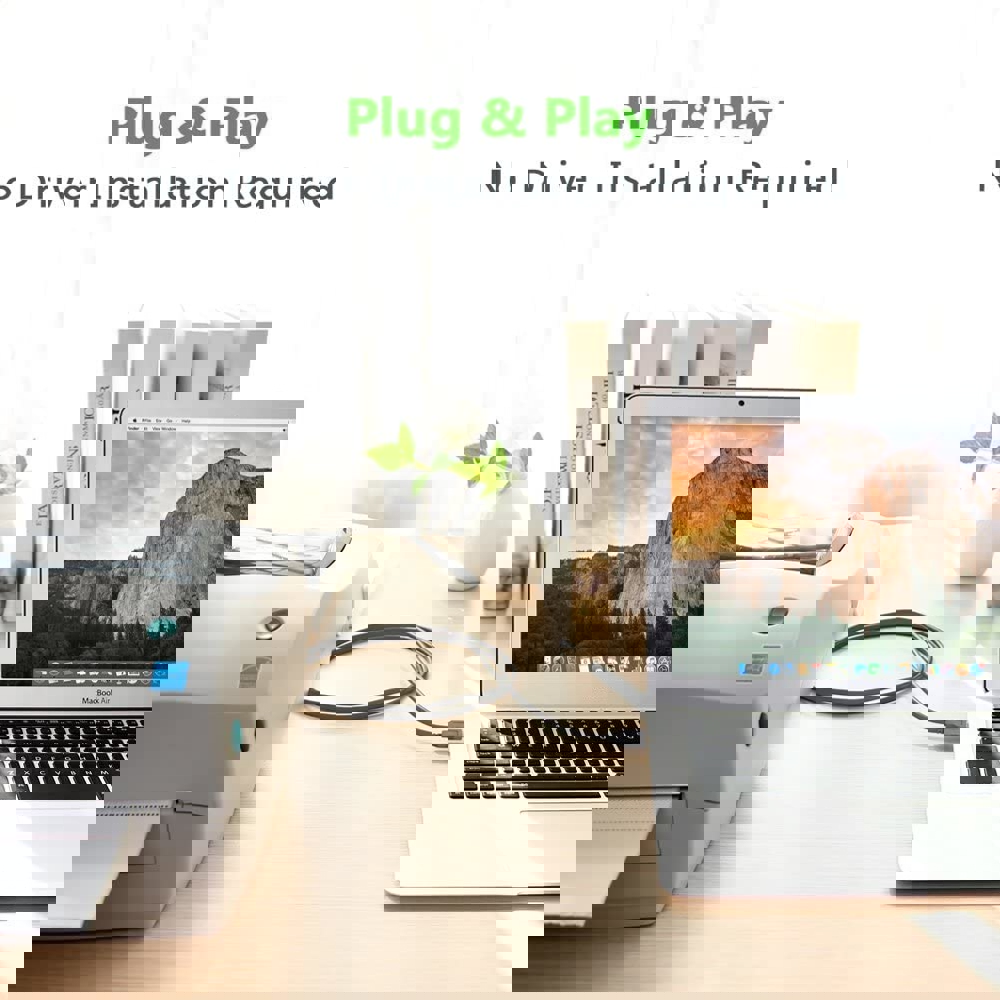 პრინტერის კაბელი UGREEN US167 (20224) USB to DB25 Parallel Printer Cable 2m