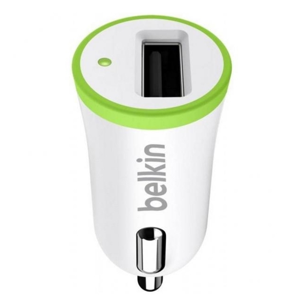 მანქანის USB დამტენი BELKIN F8J014BTWHT Single Micro Car Charger White