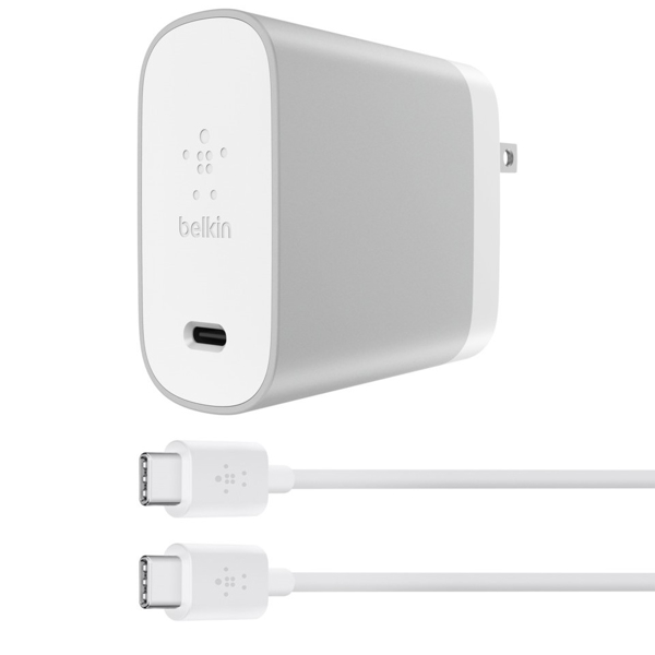 დამტენი BELKIN F7U010VF06-SLV USB-C 45W Home Charger + Cable Silver