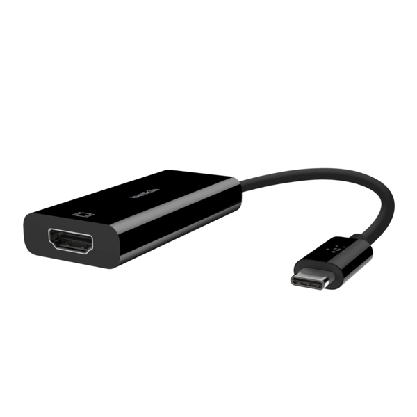 ადაპტერი BELKIN F2CU038BTBLK USB-C, HDMI, 4K, 60Hz Black