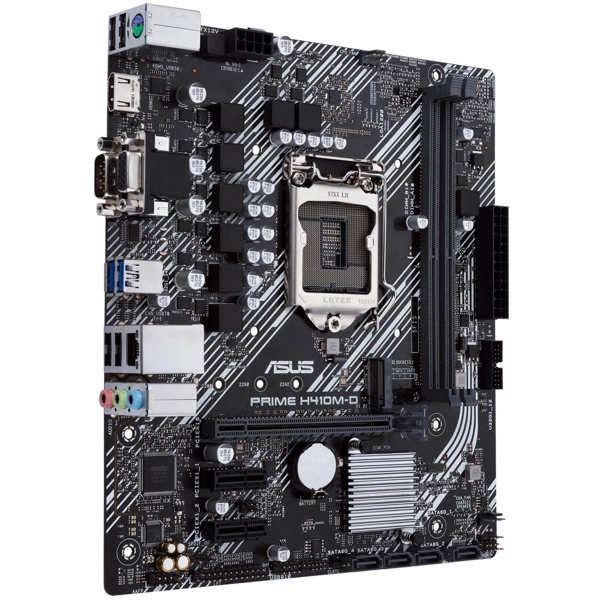 დედა დაფა Asus Prime H410M-D LGA1200, H410, M.2, HDMI, MB Black