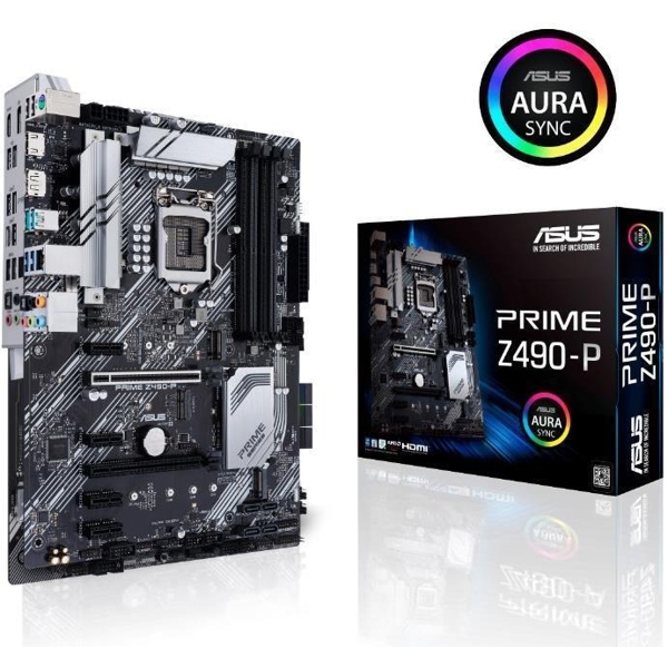 დედა დაფა Asus Prime Z490-PLGA1200, Z490, USB3. 2,M. 2,MB