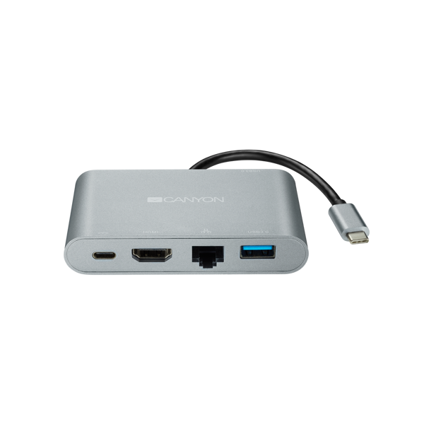 დოქ სთეიშენი CANYON DS-4 Multiport Docking Station with 5 ports Space Gray