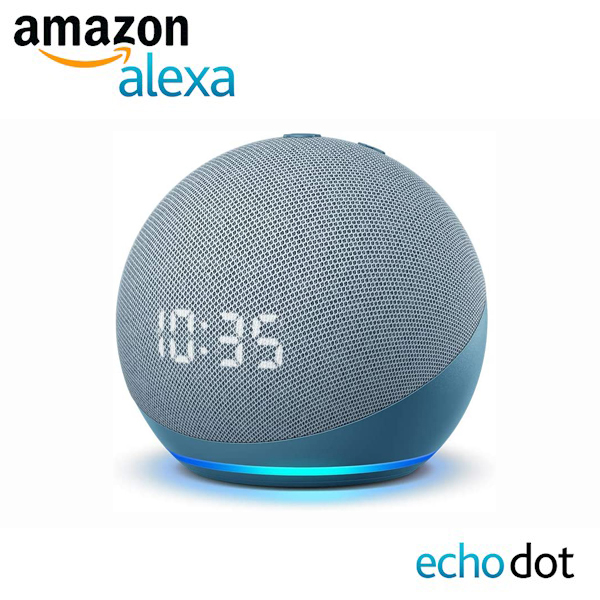 ჭკვიანი ასისტენტი Amazon All-new Echo Dot (4th Gen) Smart speaker with clock and Alexa Twilight Blue