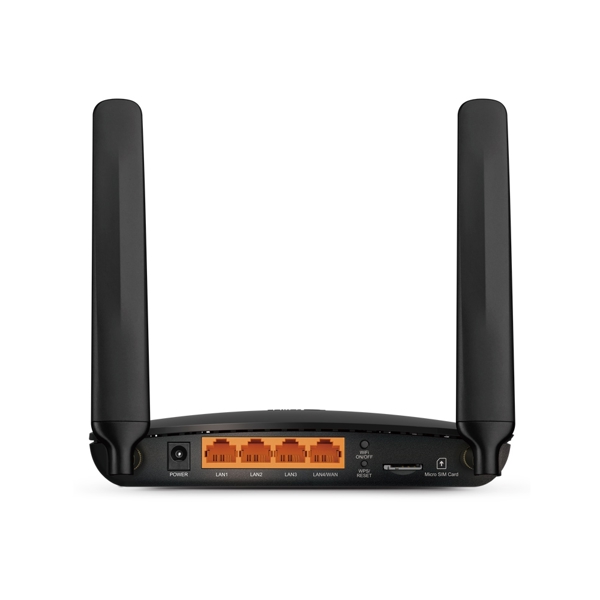 TP-Link TL-MR6400, 300Mbps, LTE Router, Black