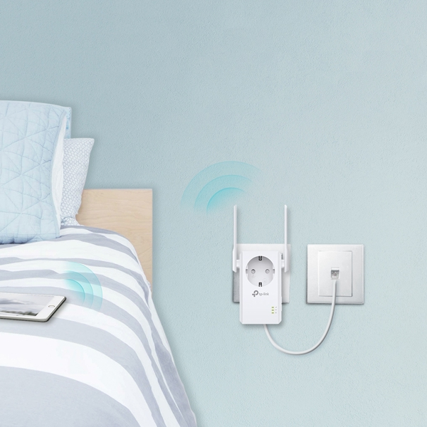 WI-FI მიმღები TP-Link TL-WA860RE 300Mbps Wireless N Wall Plugged Range Extender with AC Passthrough