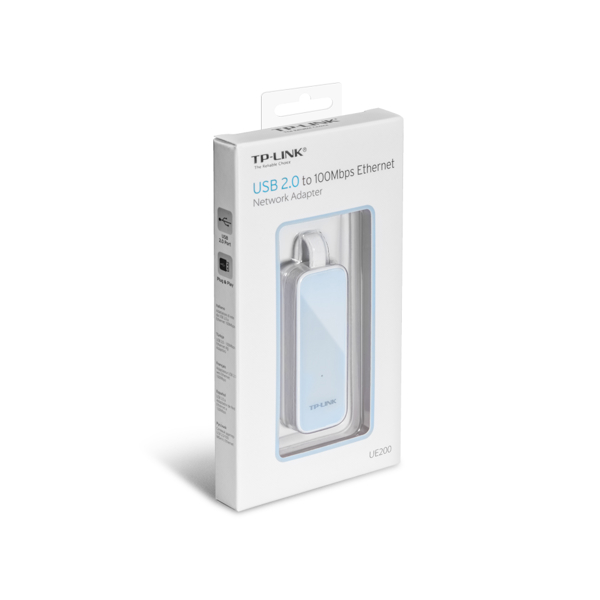 USB ადაპტერი TP-Link UE200 USB 2.0 to Fast Ethernet Network Adapter