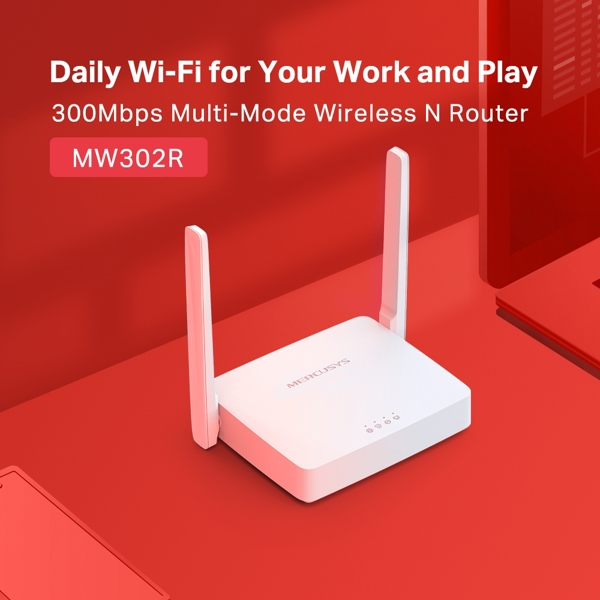 როუტერი MERCUSYS MW302R 300Mbps Wireless N Router White