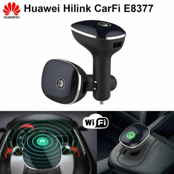 4G როუტერი მანქანისთვის Huawei E8377s-153 HiLink CarFi 150 Mbps 4G LTE Router WiFi Hotspot for your car