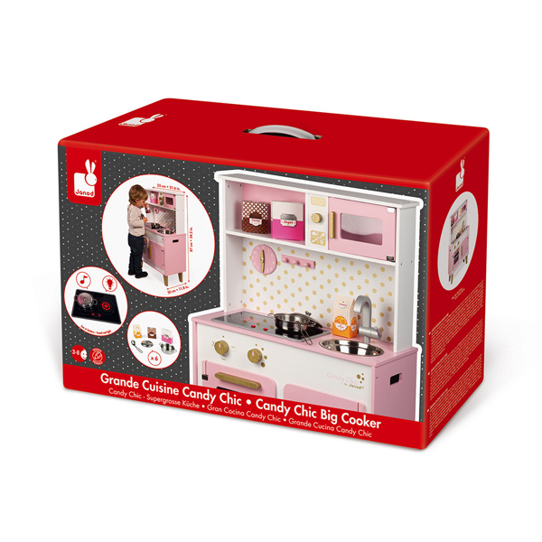 სათამაშო სამზარეულო Janod J06554 Candy Chic Kitchen Pink