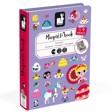 ლოგიკური სათამაშო Janod J02725 Magnetic book Princess