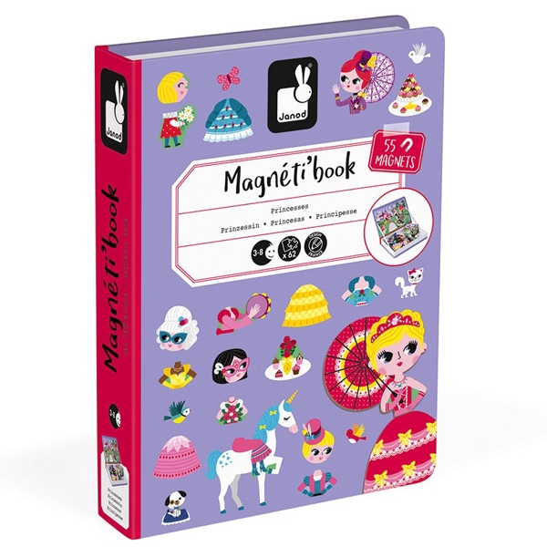 Janod J02725 Magnetic book Princess