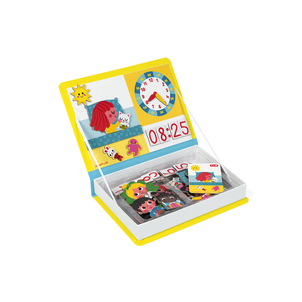 Janod J02724 Magnetic Book Learning to Call Time