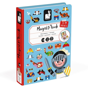 ლოგიკური სათამაშო Janod J02719 Magnetic Book Boy Outfits