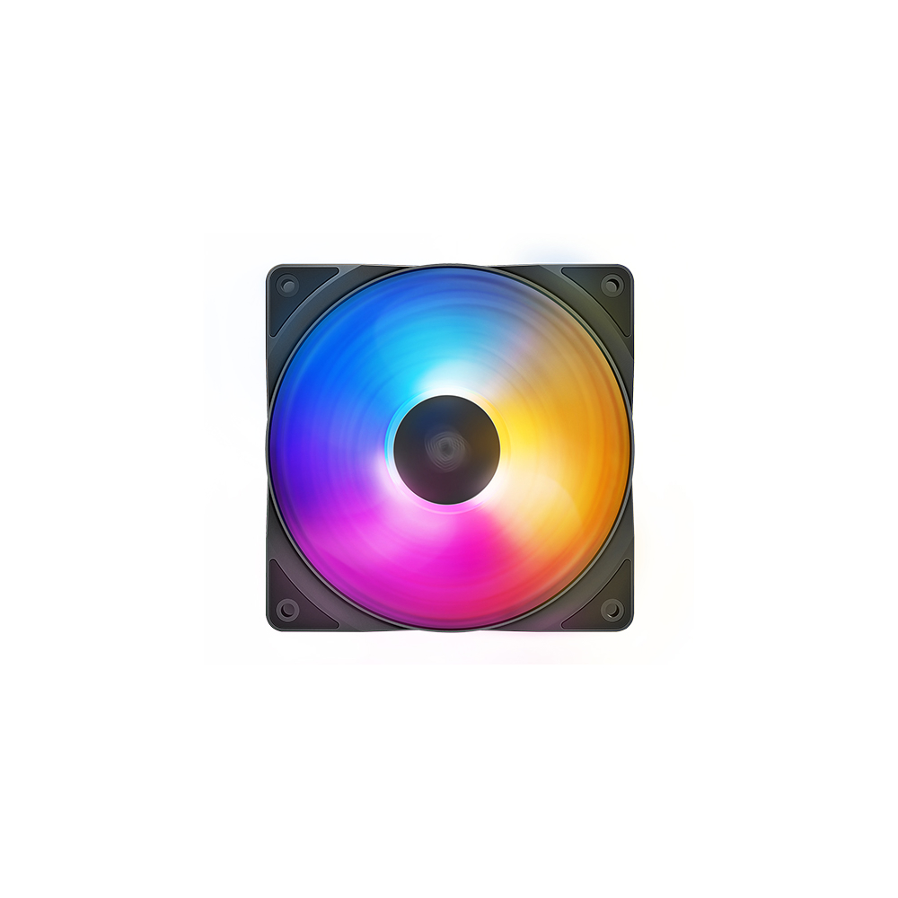 ქულერი DEEPCOOL RF120 FS 120mm 4-pin PWMCase Fan from 6 high-brightness long-lasting LEDS