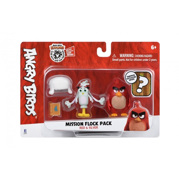 სათამაშო ნაკრები angry birds Jazwares ANB - Blind Micro Plush