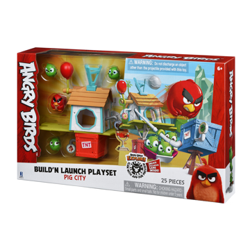 სათამაშო ნაკრები angry birds Jazwares ANB - Medium Playset