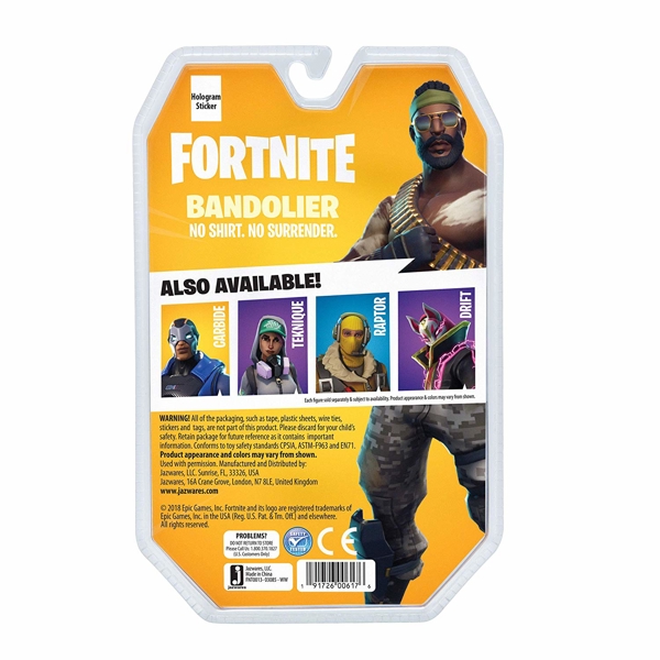 სათამაშო ფიგურა fortnite Bandolier Jazwares FNT-1 Figure Pack