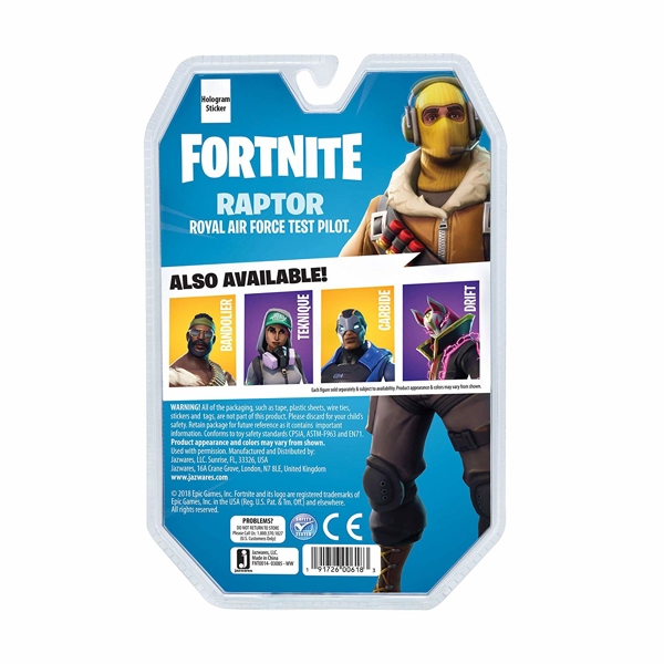 სათამაშო ფიგურა fortnite Raptor azwares FNT - 1 Figure Pack