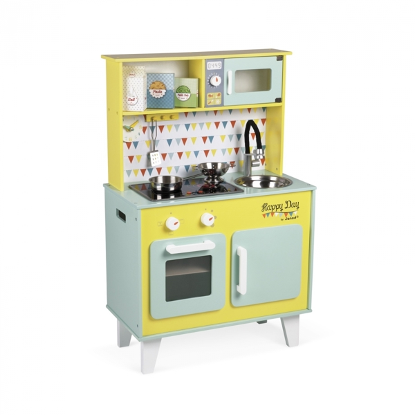 სათამაშო სამზარეულო Janod J06564 Play set Kitchen Happy day