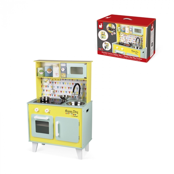 სათამაშო სამზარეულო Janod J06564 Play set Kitchen Happy day