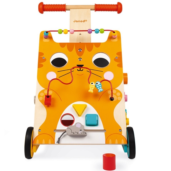 საბავშვო ვოლქერი Janod J08005 Multi-Activities Cat Baby Walker