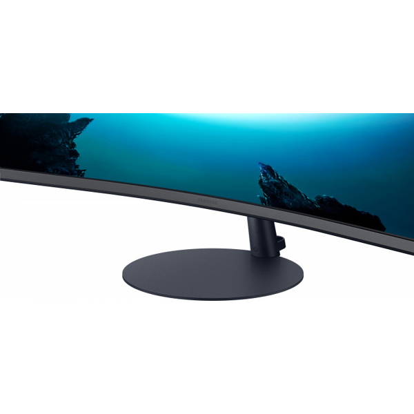 მინიტორი SAMSUNG LC27T550FDIXCI Curved 27" FHD VA, 4MS 75Hz Dark Blue Gray