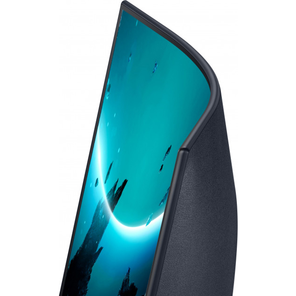 მინიტორი SAMSUNG LC27T550FDIXCI Curved 27" FHD VA, 4MS 75Hz Dark Blue Gray