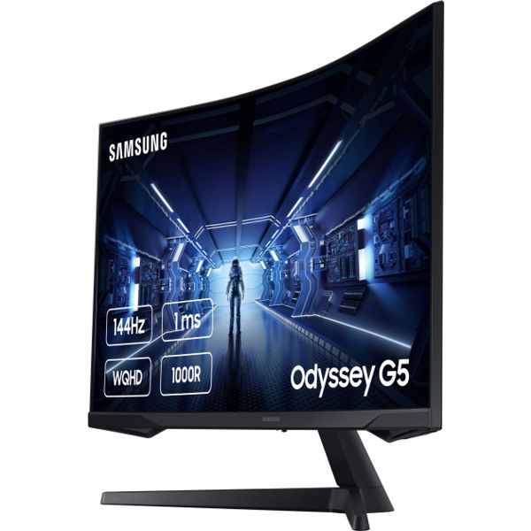 მონიტორი SAMSUNG LC27G54TQWIXCI Odissey G5 Curved 27" 1MS 144Hz Black