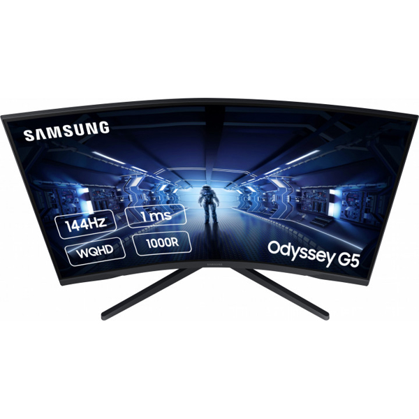 მონიტორი SAMSUNG LC27G54TQWIXCI Odissey G5 Curved 27" 1MS 144Hz Black