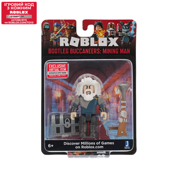 სათამაშო ფიგურა roblox Jazwares ROB - Core Figures (Bootleg Buccaneers: Mining Man)