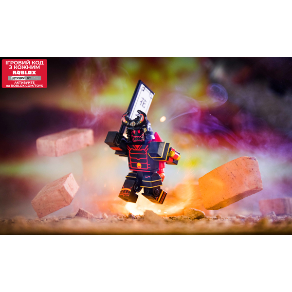 სათამაშო ფიგურები კომპლექტი roblox Jazwares ROG - Game Packs (Heroes of Robloxia: Ember & Midnight Shogun)