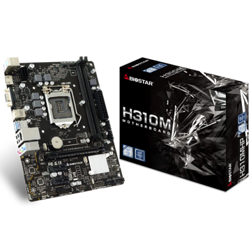 დედა დაფა BIOSTAR INTEL H310 LGA 1151, SOCKET 1151, UATX, GBE