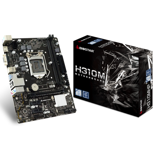 დედა დაფა BIOSTAR INTEL H310 LGA 1151, SOCKET 1151, UATX, GBE