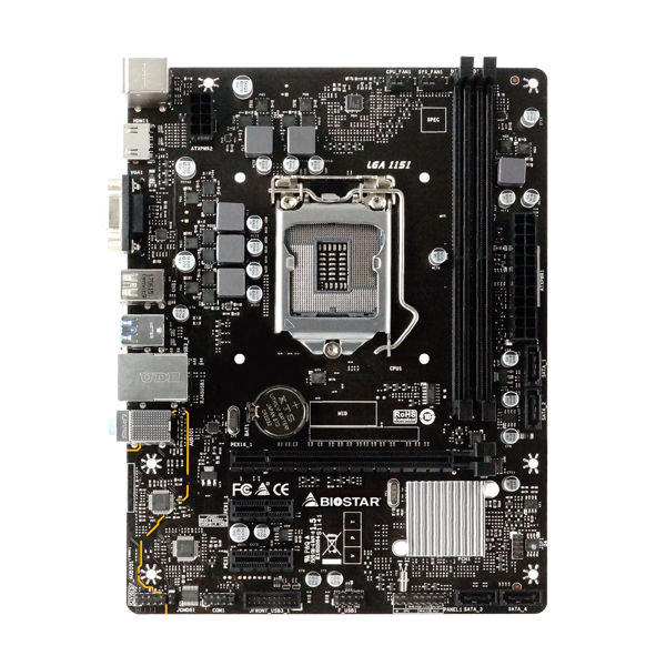 დედა დაფა BIOSTAR INTEL H310 LGA 1151, SOCKET 1151, UATX, GBE