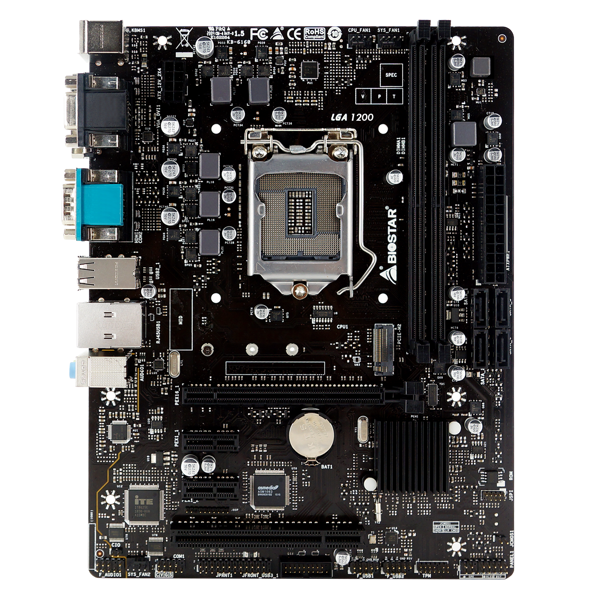 დედა დაფა BIOSTAR INTEL H410 LGA 1151, SOCKET 1200, UATX, GBE