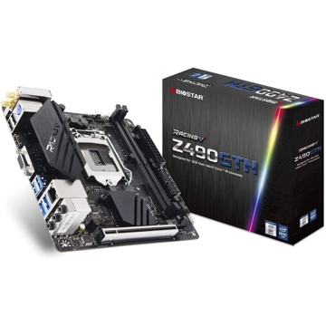 დედა დაფა BIOSTAR INTEL Z490 LGA 1151 MAINBOARD, SOCKET 1200, MINI ITX, GBE