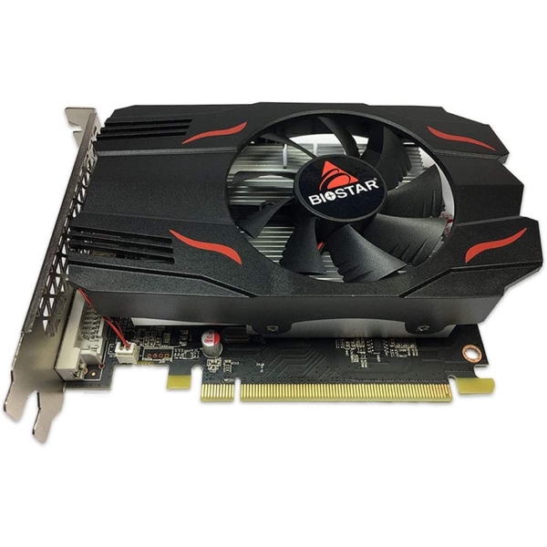 ვიდეო დაფა Biostar RX5504GB, Radeon RX550, 4GB, 128bit, HDMI, DVI, DP, Black