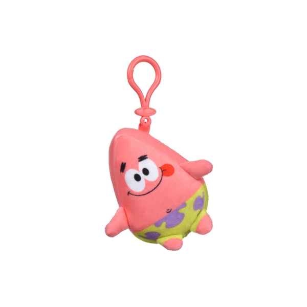 სპანჯბობის გმირი სათამაშო Sponge Bob EU690400, 1Pcs, Sponge Bob Square Pants - Mini Key Plush