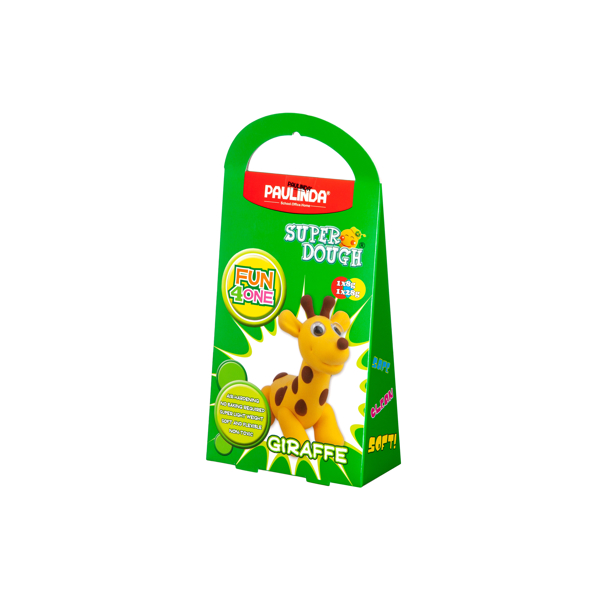 პლასტელინი PAULINDA Super Dough Paulinda Fun4one Giraffe self-adhesive moving eyes