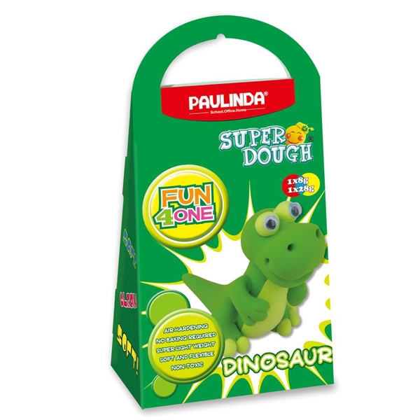 პლასტელინი PAULINDA Super Dough Paulinda Fun4one Dinosaur self-adhesive moving eyes