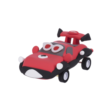 PAULINDA Super Dough Paulinda Racing time red car