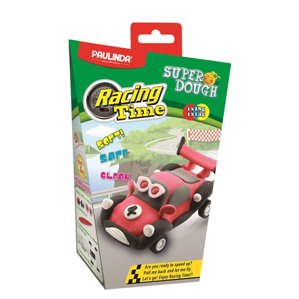 PAULINDA Super Dough Paulinda Racing time red car