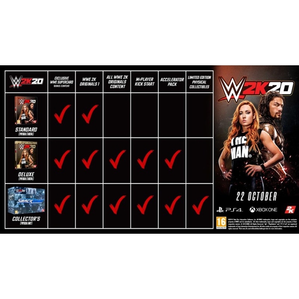 თამაში WWE 2K20 XBOX ONE