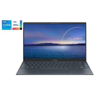 ნოუთბუქი Asus ZenBook 14'' I5-1135G7 8GB, 512GB SSD Integrated Graphics W10H Pine Grey