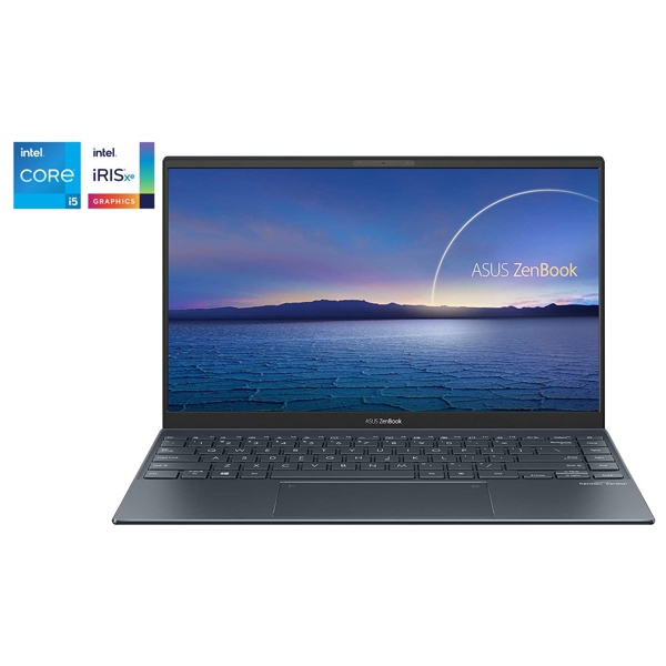 ნოუთბუქი Asus ZenBook 14'' I5-1135G7 8GB, 512GB SSD Integrated Graphics W10H Pine Grey